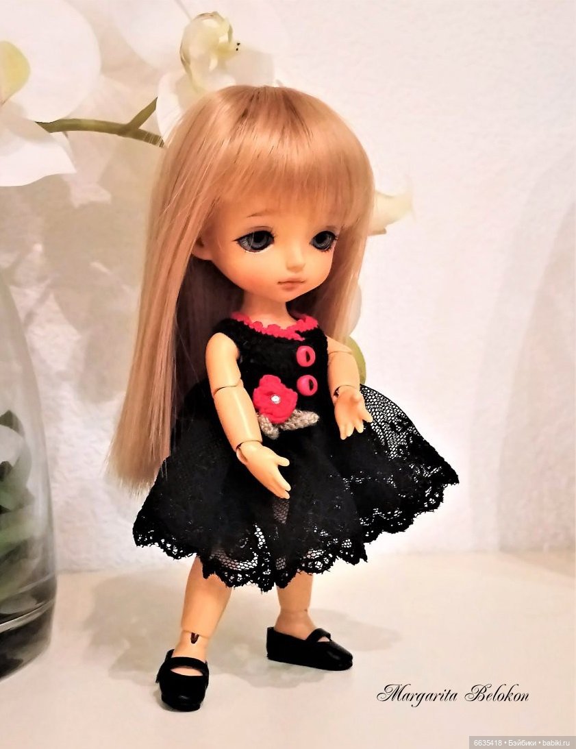 Кружево и гипюр в одежде моих кукол
