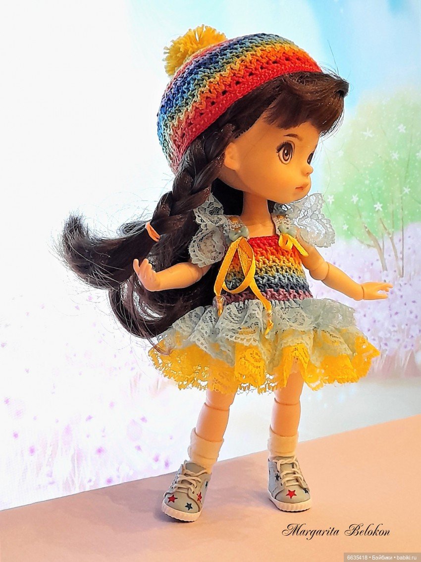 Кружево и гипюр в одежде моих кукол