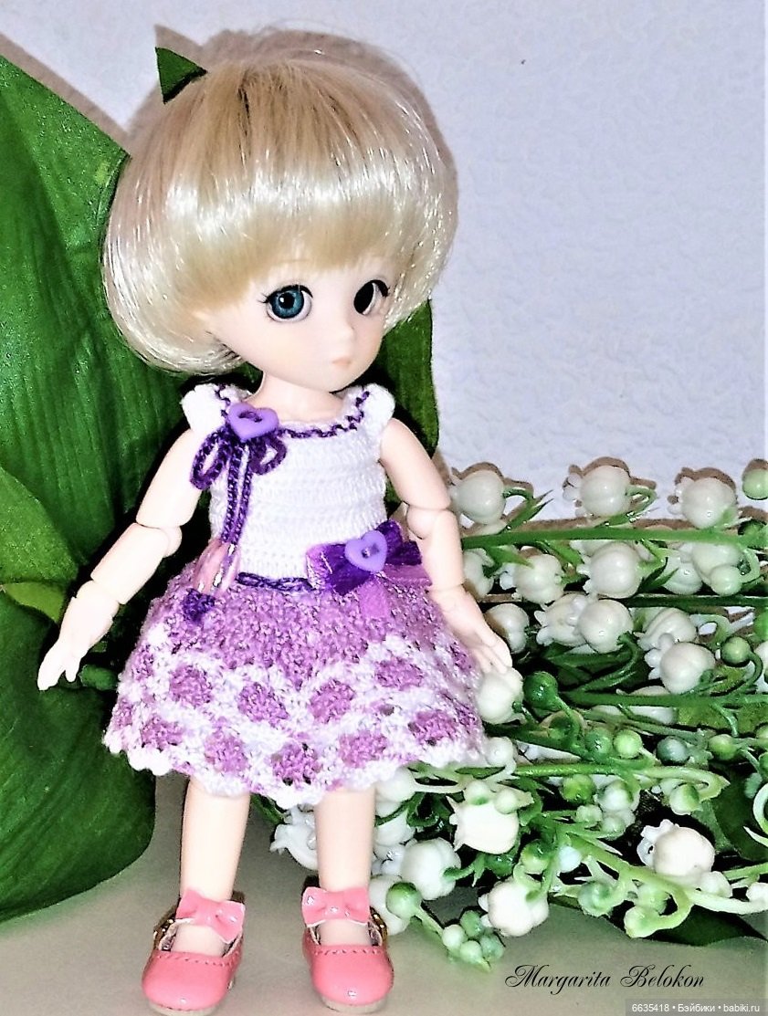 Кружево и гипюр в одежде моих кукол (фото 10)