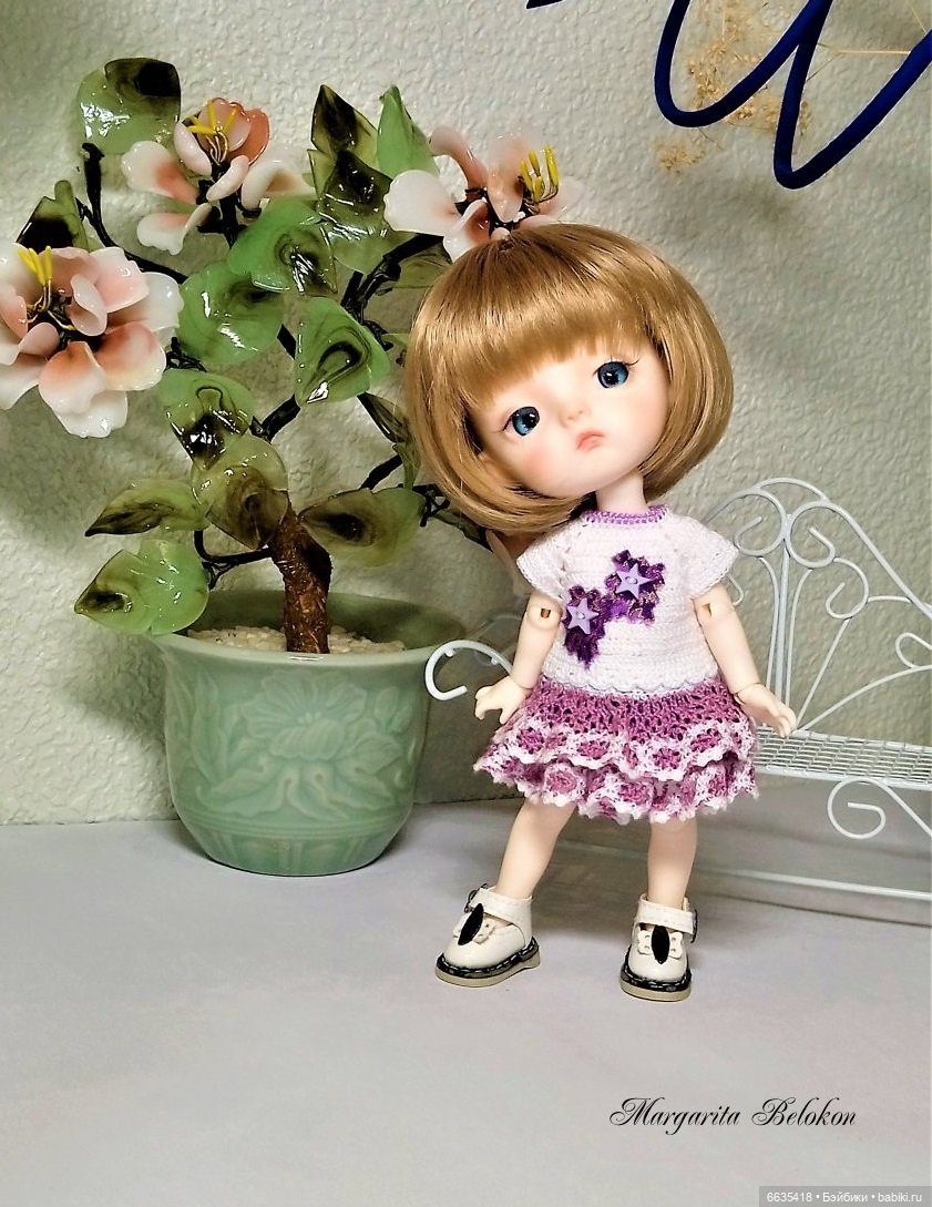 Кружево и гипюр в одежде моих кукол