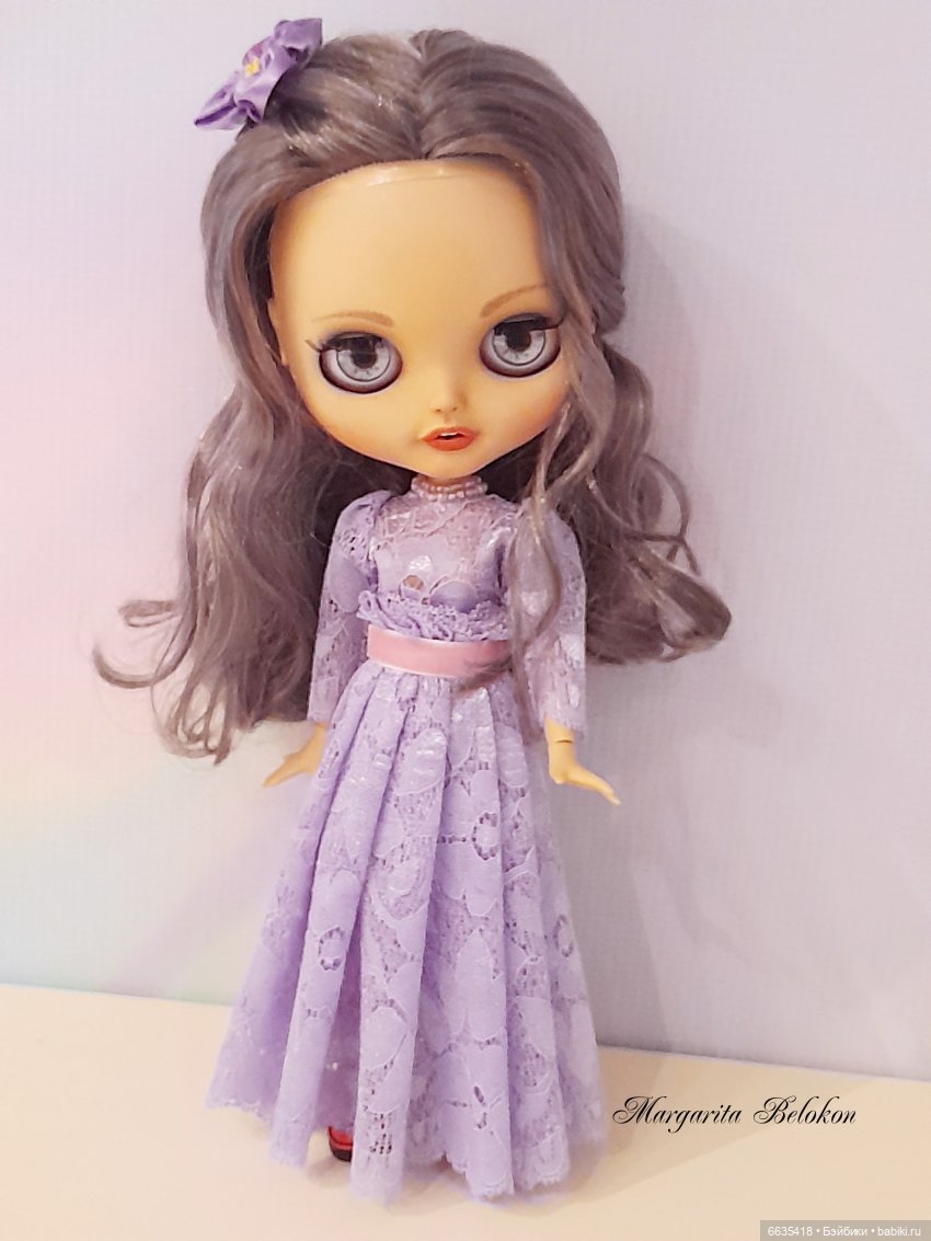 Нарядные платья из кружева для моих кукол (фото 5)