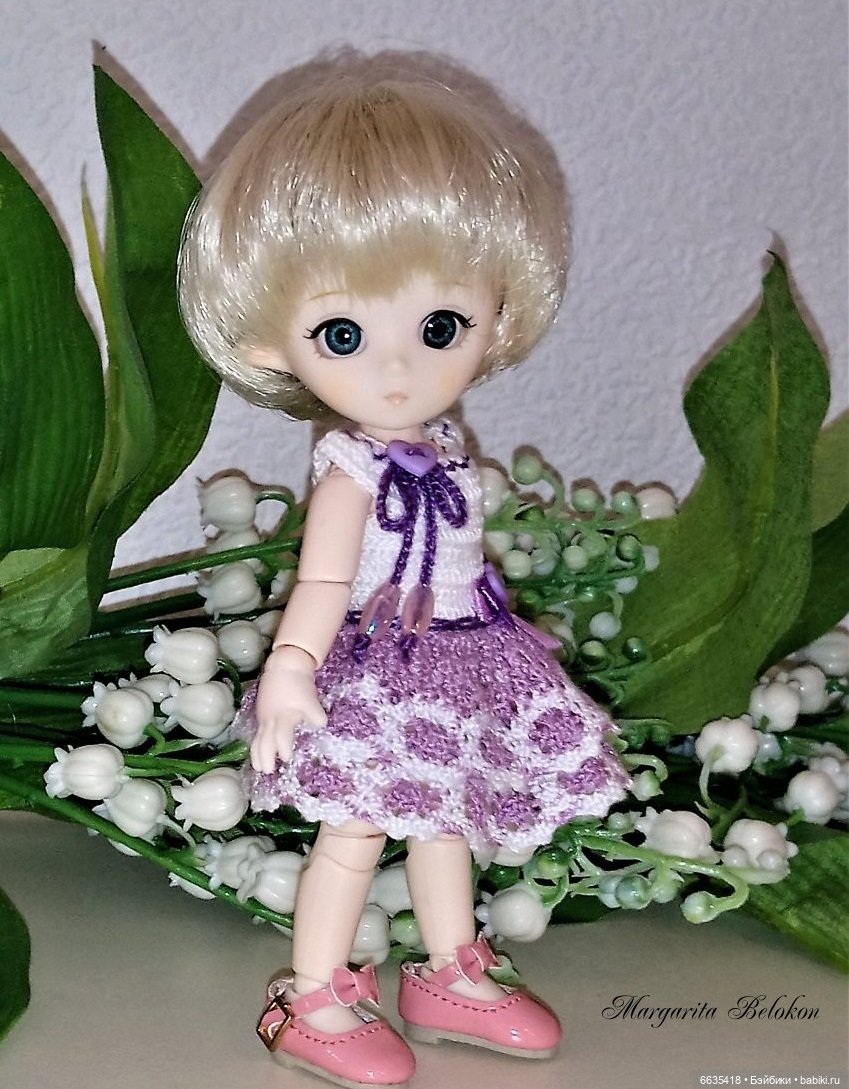 Кружево и гипюр в одежде моих кукол (фото 9)