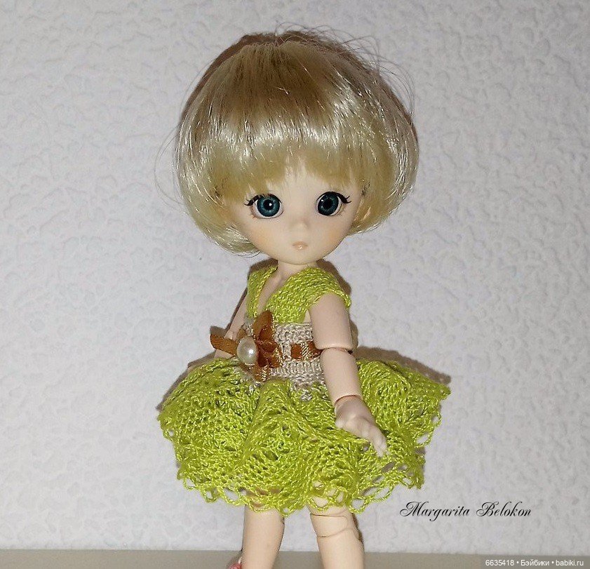 Кружево и гипюр в одежде моих кукол (фото 8)