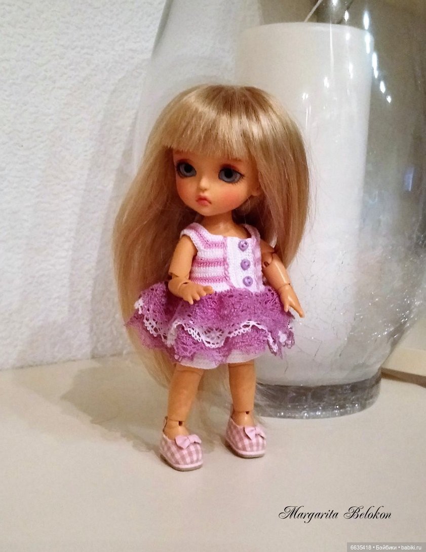 Кружево и гипюр в одежде моих кукол