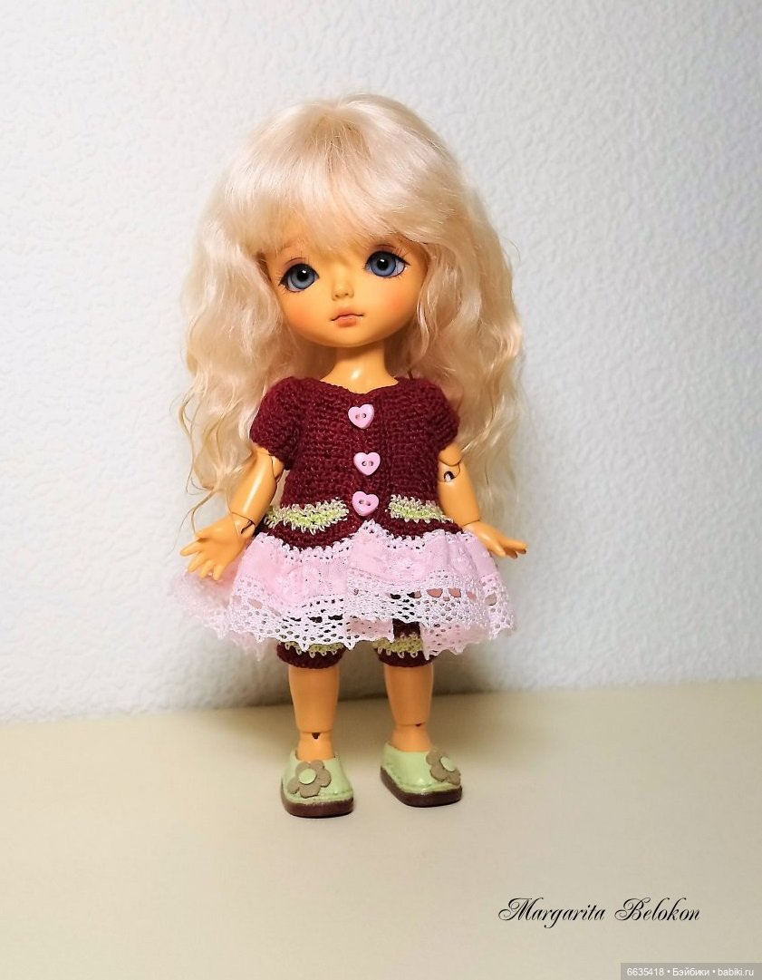 Кружево и гипюр в одежде моих кукол