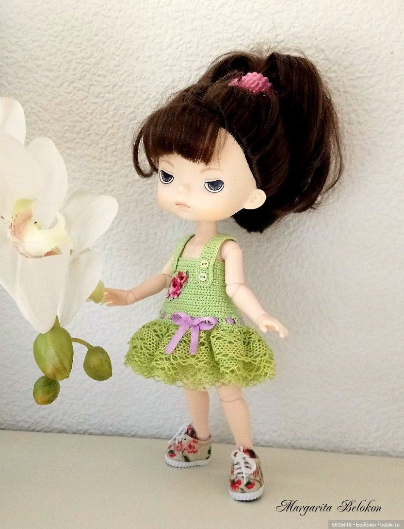 Кружево и гипюр в одежде моих кукол