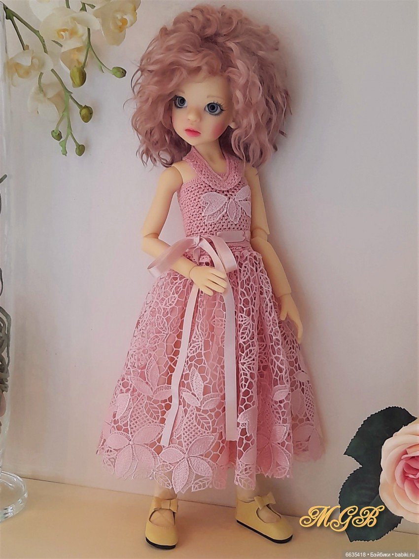 Кружево и гипюр в одежде моих кукол