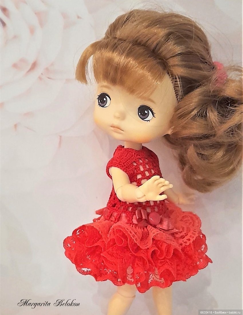 Кружево и гипюр в одежде моих кукол
