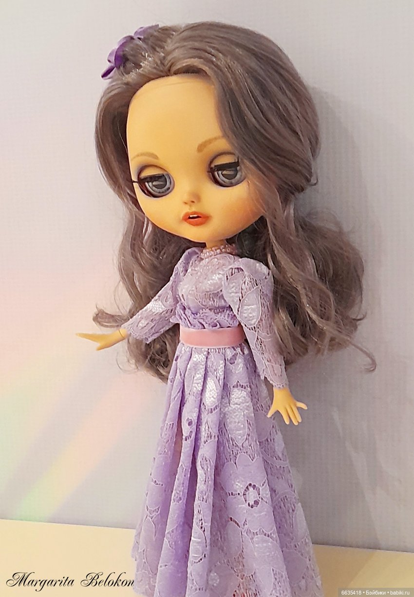 Нарядные платья из кружева для моих кукол (фото 10)