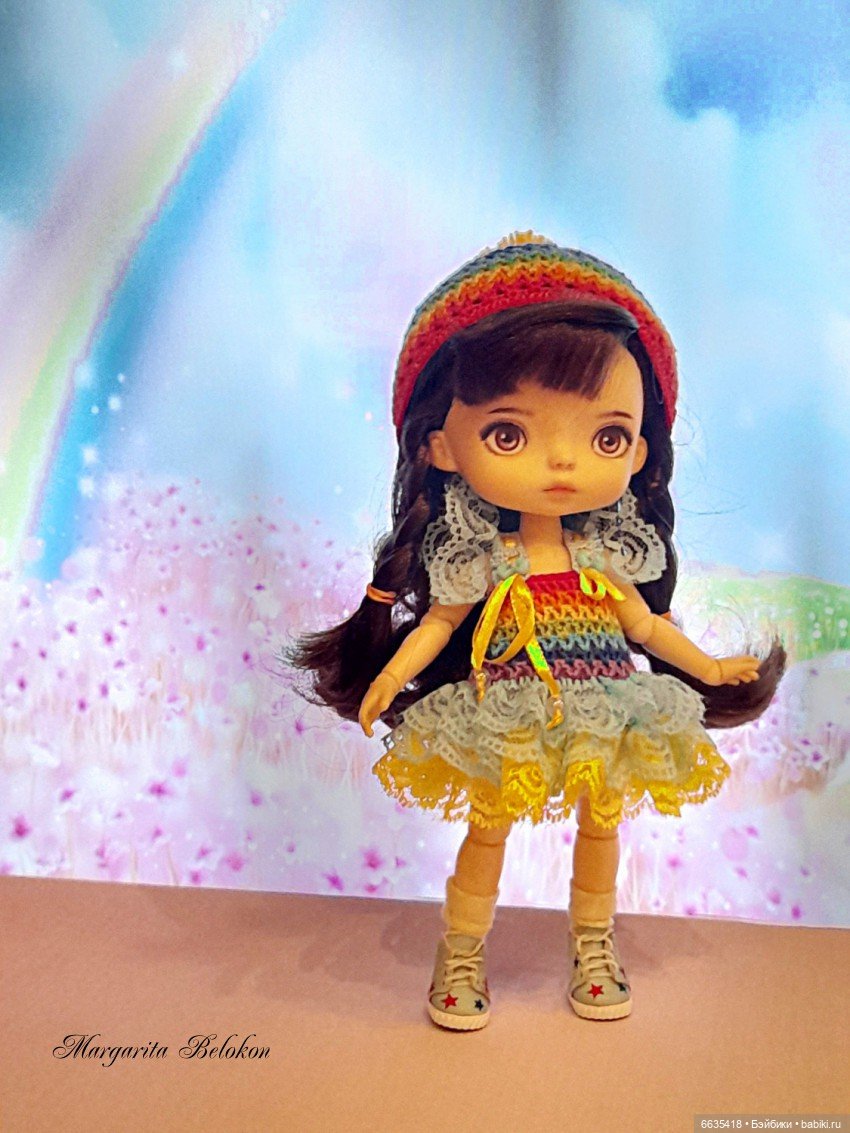 Кружево и гипюр в одежде моих кукол