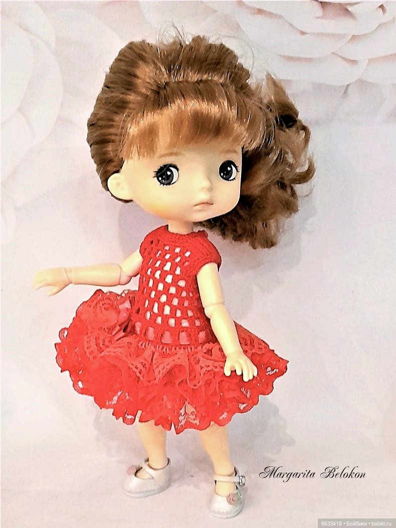 Кружево и гипюр в одежде моих кукол