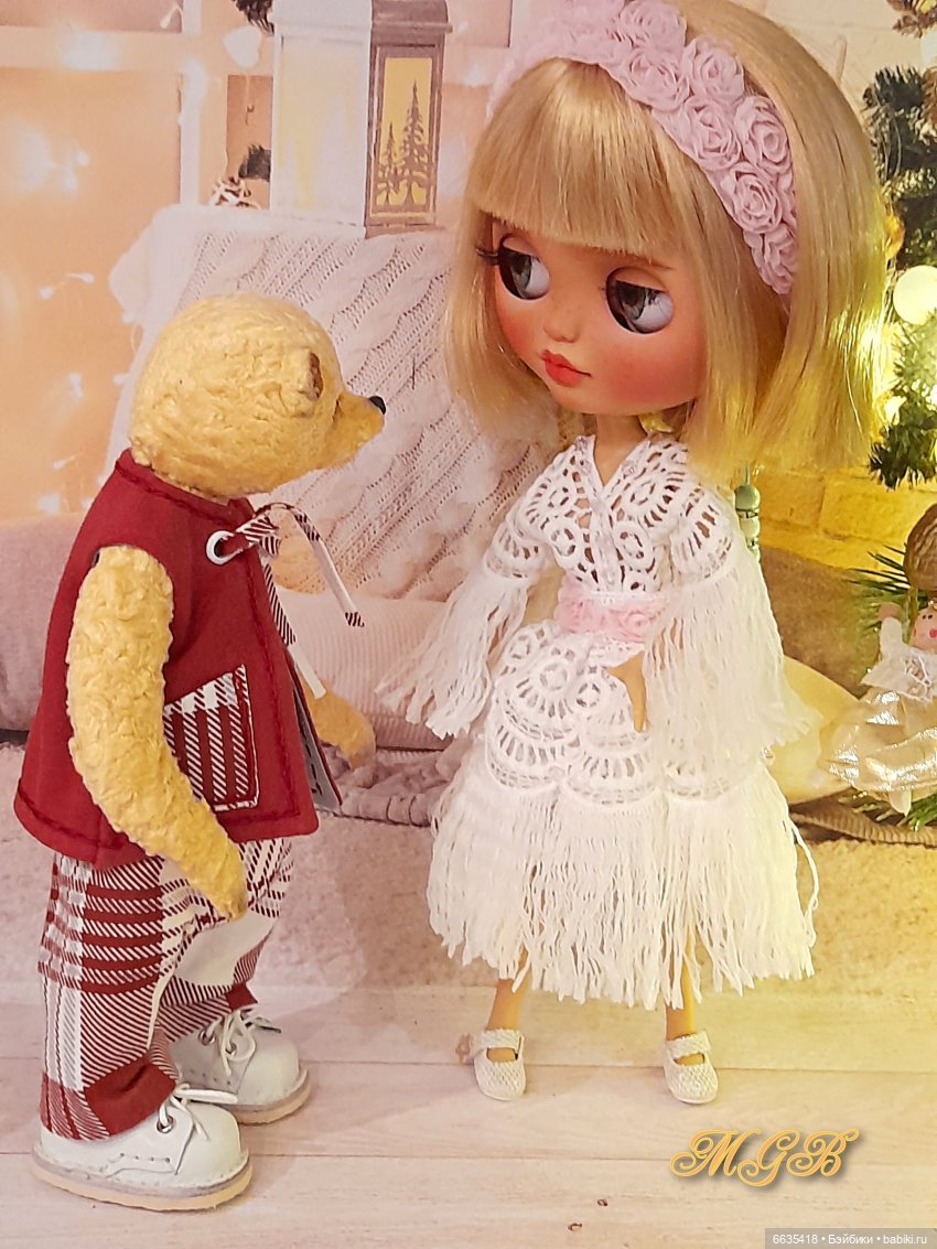 Кружево и гипюр в одежде моих кукол