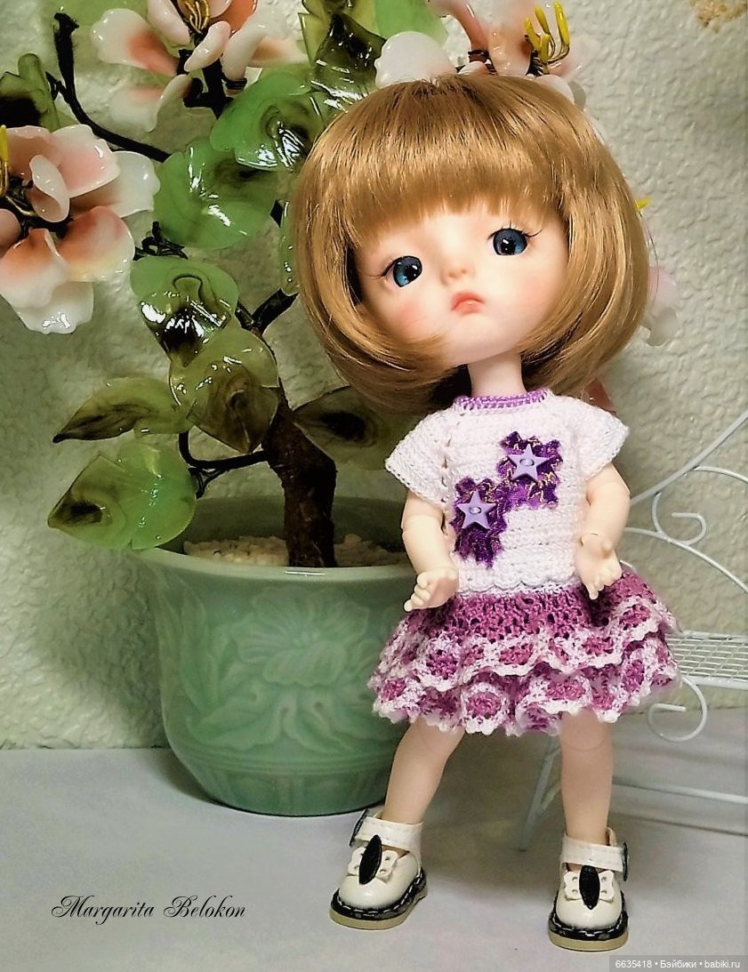 Кружево и гипюр в одежде моих кукол