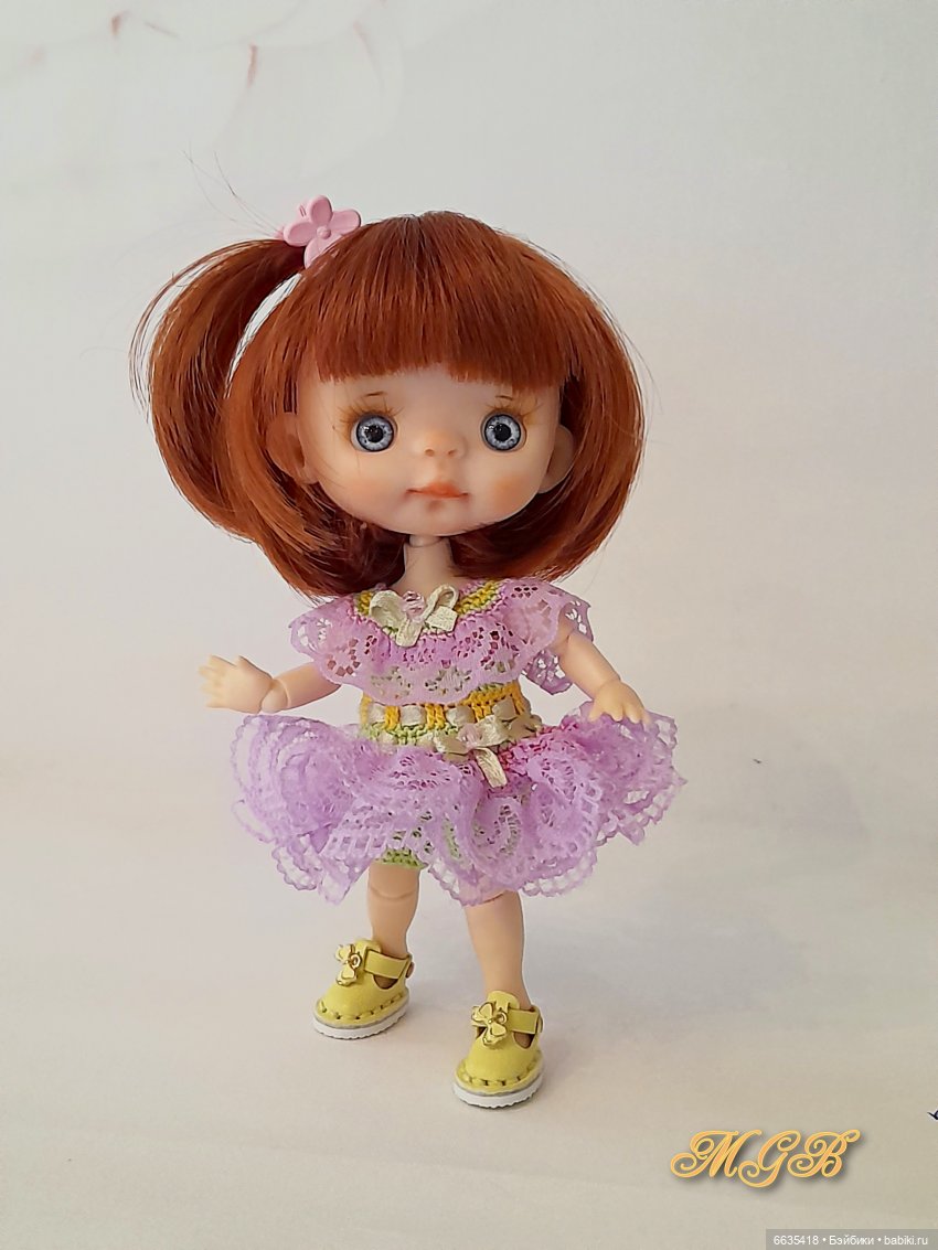 Кружево и гипюр в одежде моих кукол