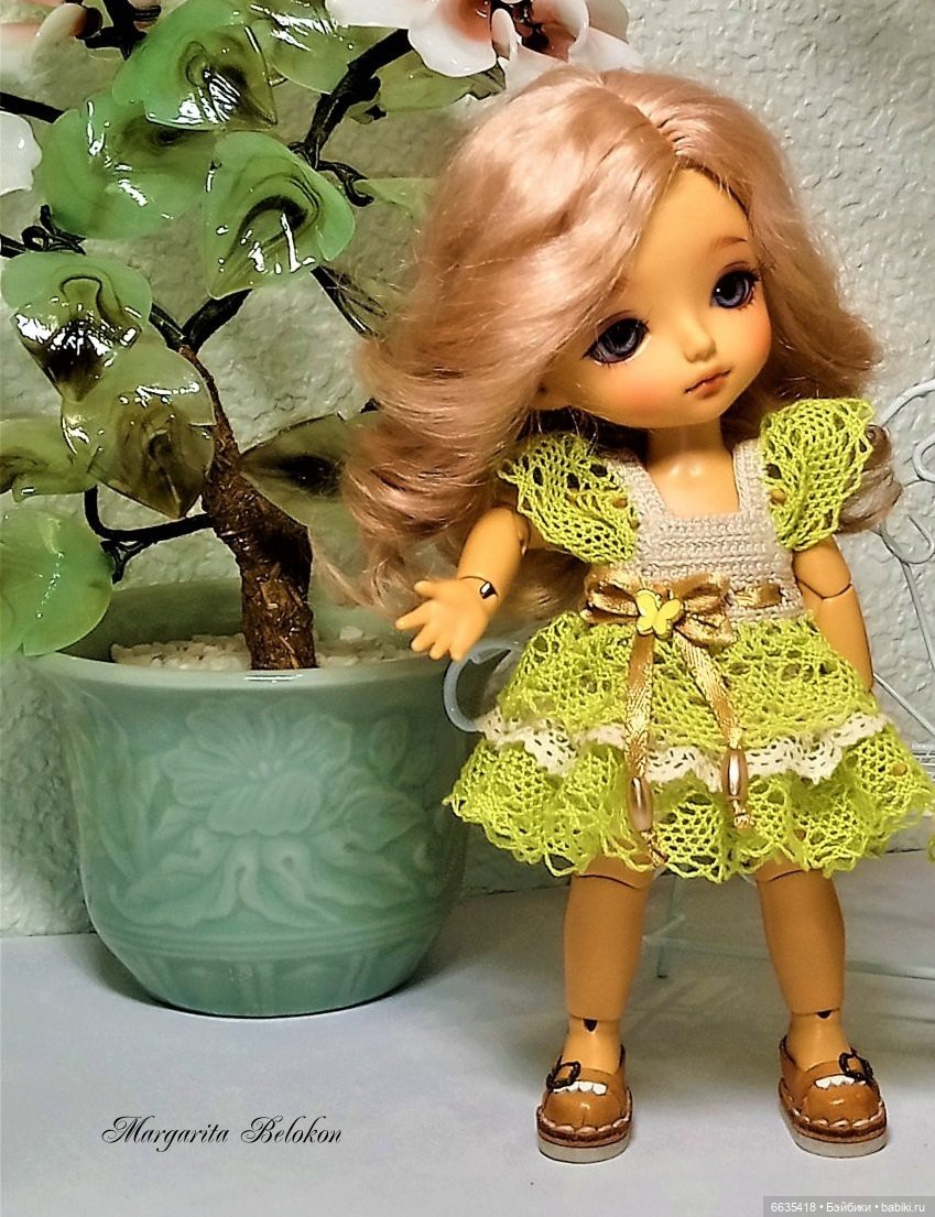 Кружево и гипюр в одежде моих кукол