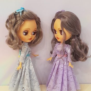 Нарядные платья  из кружева для моих кукол