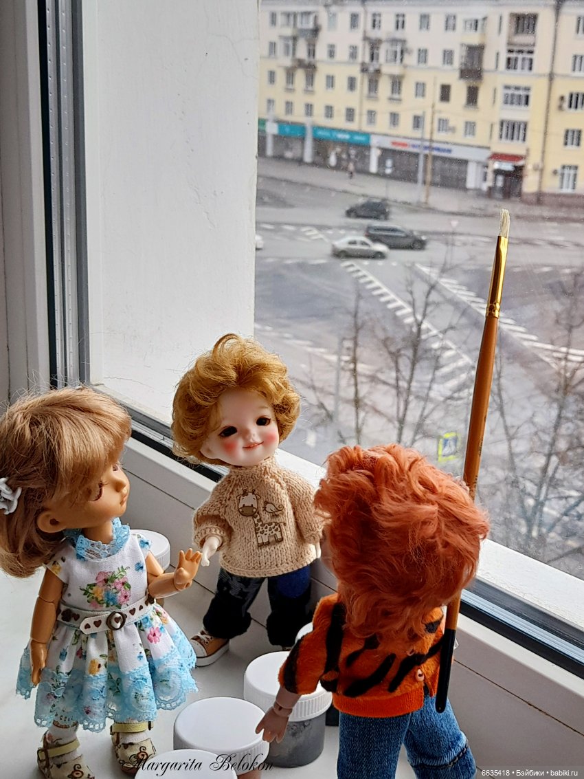 Я рисую на окне — Куклы Xiaomi Monst (Сяоми) и Pipitom: шарнирные (фото 4)