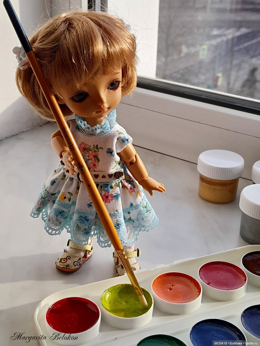 Я рисую на окне — Куклы Xiaomi Monst (Сяоми) и Pipitom: шарнирные (фото 6)