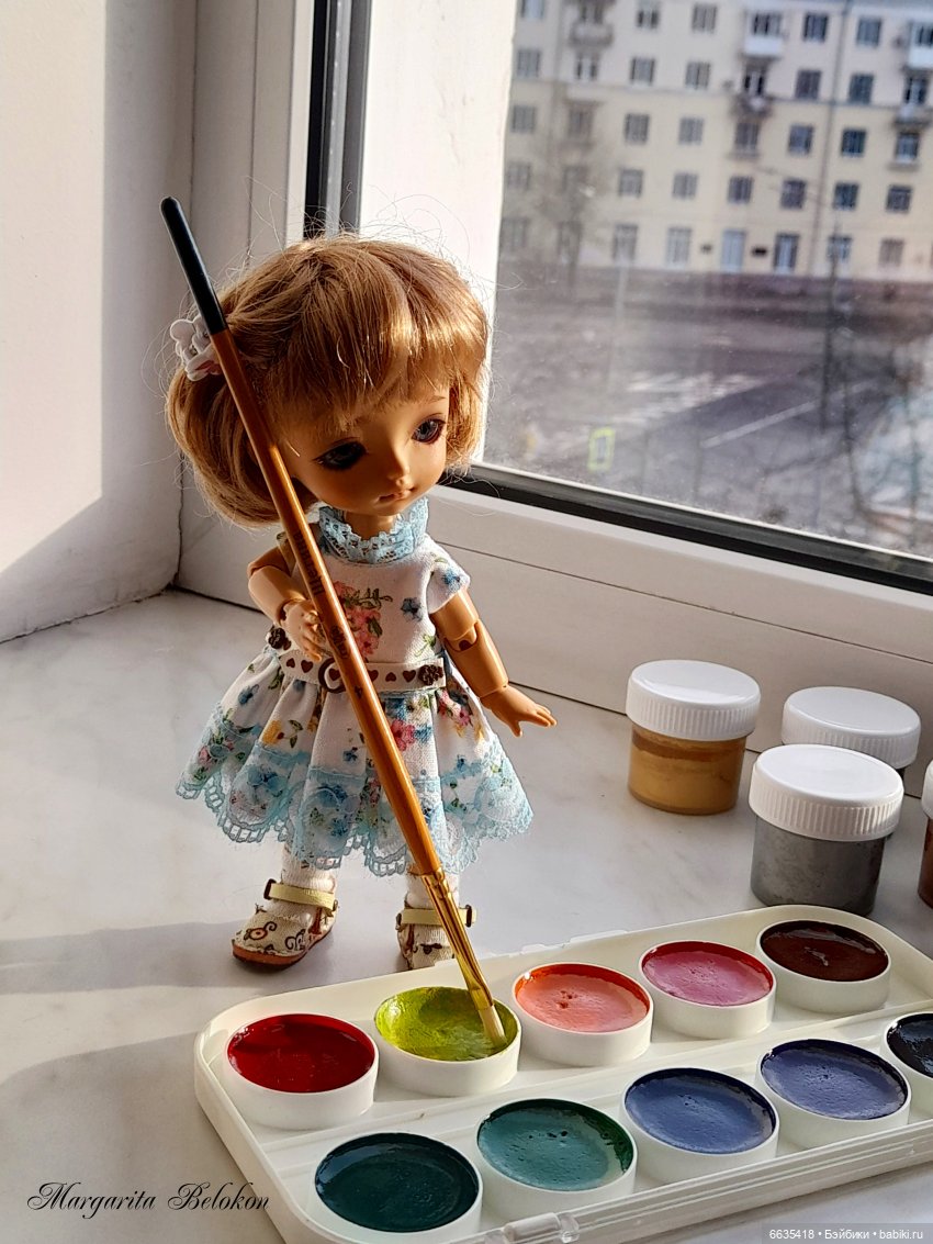 Я рисую на окне — Куклы Xiaomi Monst (Сяоми) и Pipitom: шарнирные (фото 5)