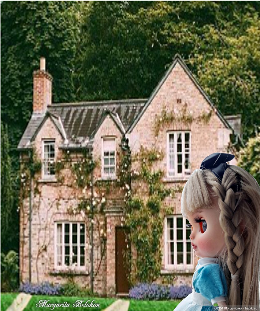 "Алиса в Зазеркалье" ГЛАВА II. САД ЖИВЫХ ЦВЕТОВ