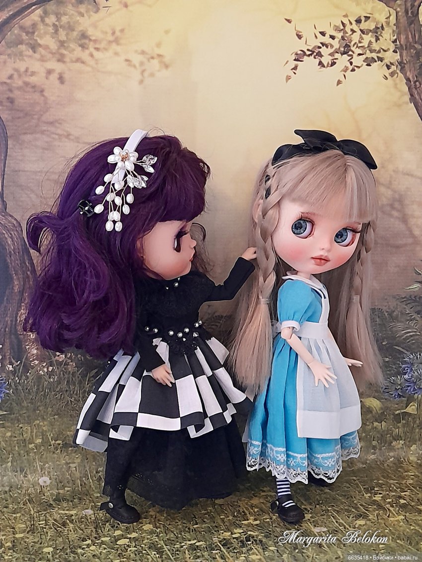 "Алиса в Зазеркалье" ГЛАВА II. САД ЖИВЫХ ЦВЕТОВ