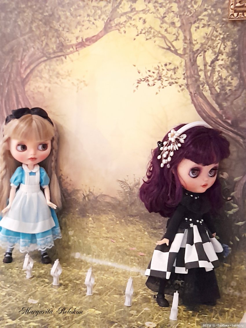 "Алиса в Зазеркалье" ГЛАВА II. САД ЖИВЫХ ЦВЕТОВ