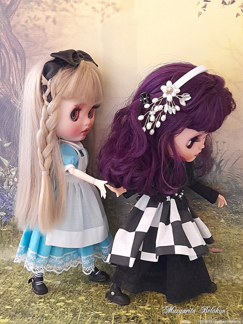 "Алиса в Зазеркалье" ГЛАВА II. САД ЖИВЫХ ЦВЕТОВ