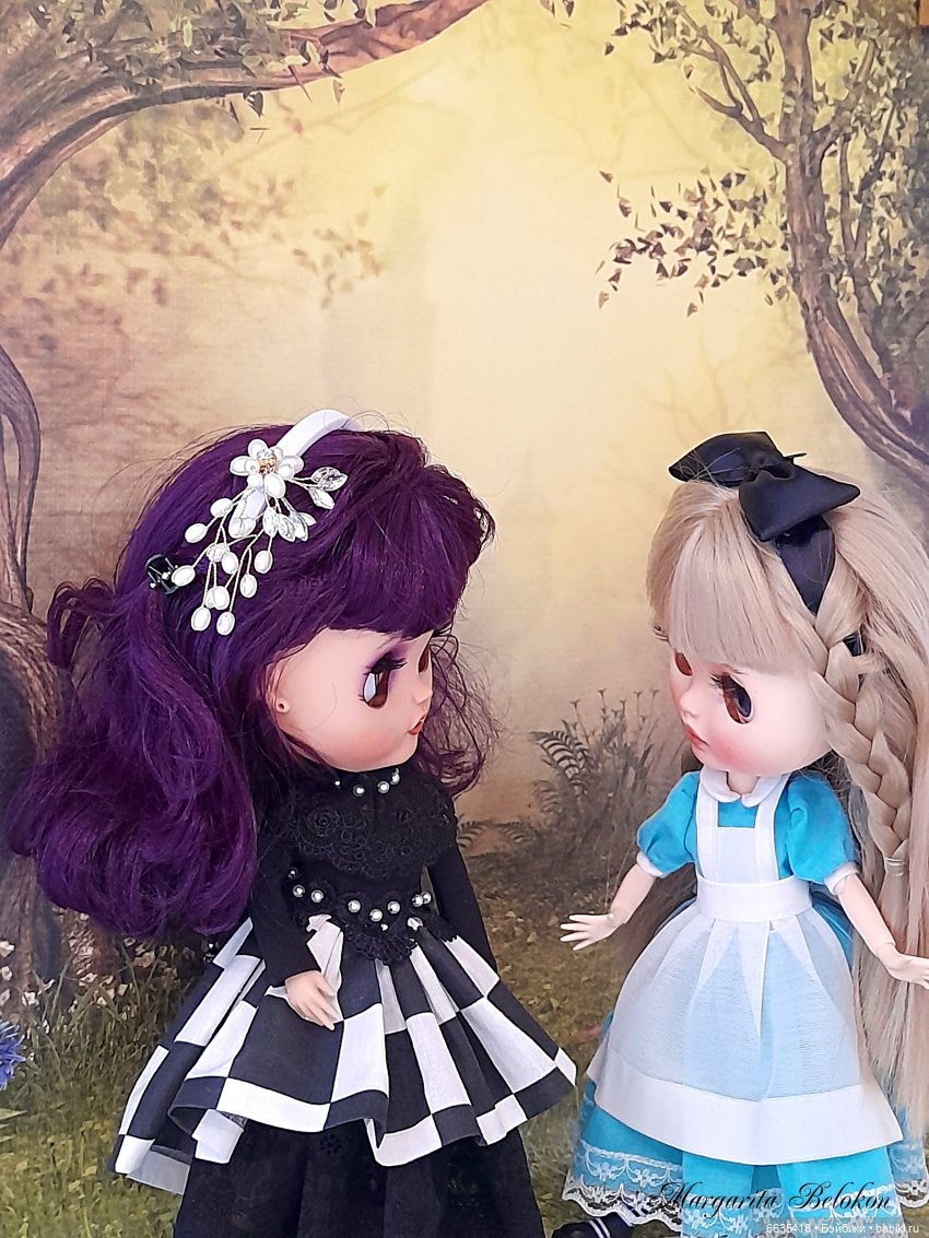 "Алиса в Зазеркалье" ГЛАВА II. САД ЖИВЫХ ЦВЕТОВ