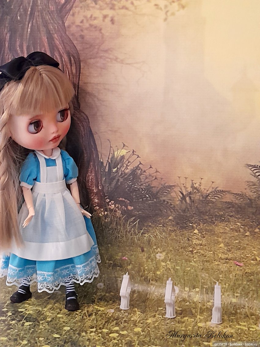 "Алиса в Зазеркалье" ГЛАВА II. САД ЖИВЫХ ЦВЕТОВ