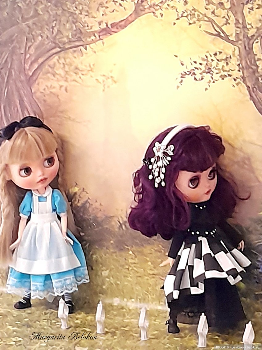 "Алиса в Зазеркалье" ГЛАВА II. САД ЖИВЫХ ЦВЕТОВ