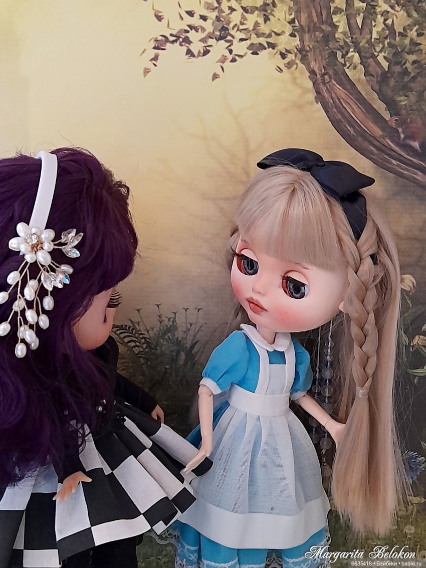 "Алиса в Зазеркалье" ГЛАВА II. САД ЖИВЫХ ЦВЕТОВ