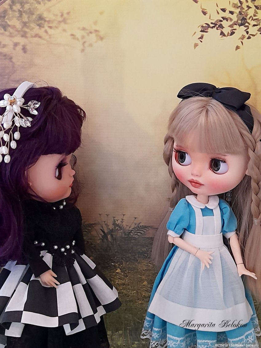 "Алиса в Зазеркалье" ГЛАВА II. САД ЖИВЫХ ЦВЕТОВ