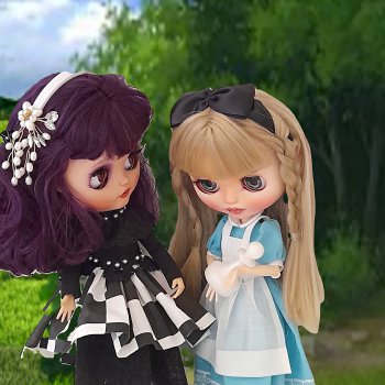 "Алиса в Зазеркалье" ГЛАВА II. САД ЖИВЫХ ЦВЕТОВ