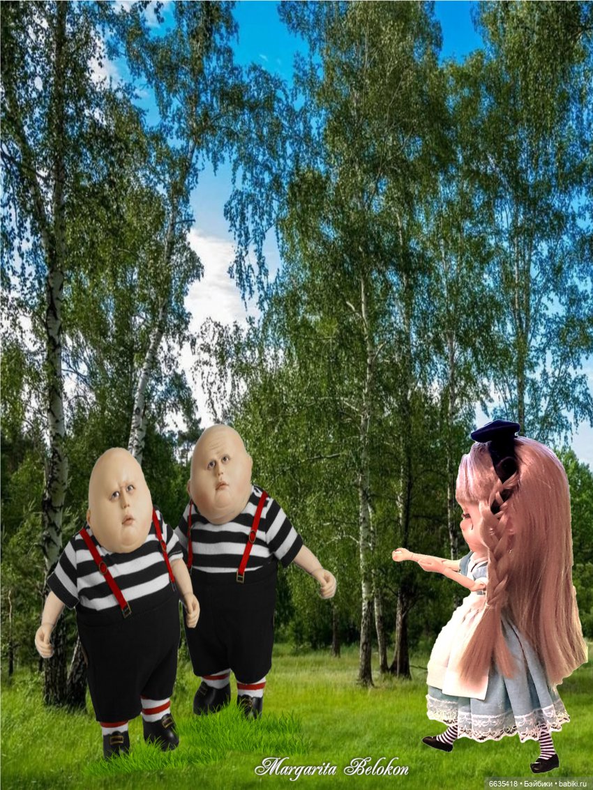 «Алиса в Зазеркалье». Глава IV. Твидлдум и Твидлди (фото 5)