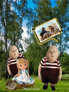 «Алиса в Зазеркалье». Глава IV. Твидлдум и Твидлди