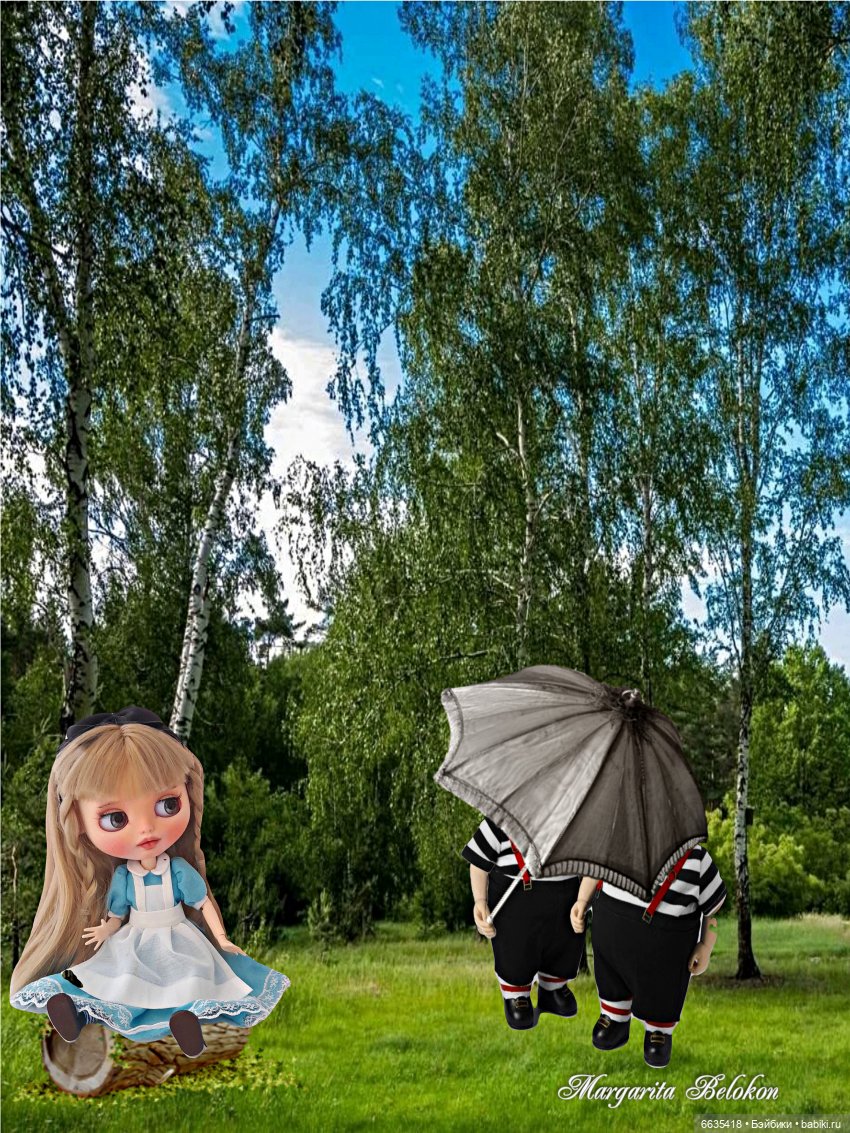 «Алиса в Зазеркалье». Глава IV. Твидлдум и Твидлди