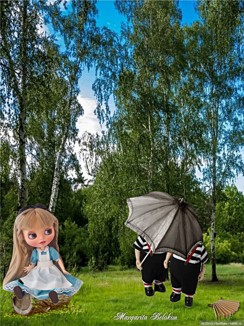 «Алиса в Зазеркалье». Глава IV. Твидлдум и Твидлди