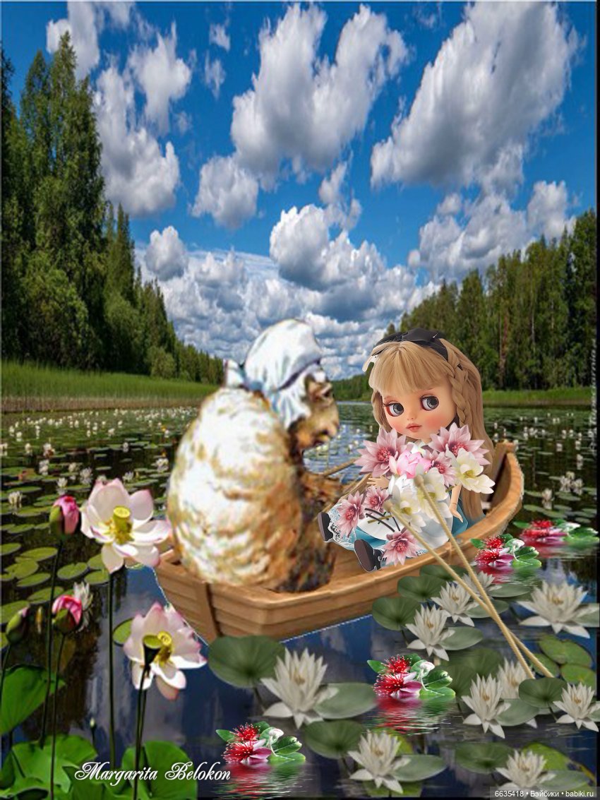 «Алиса в Зазеркалье» Глава V. Шерсть и вода. Часть 2