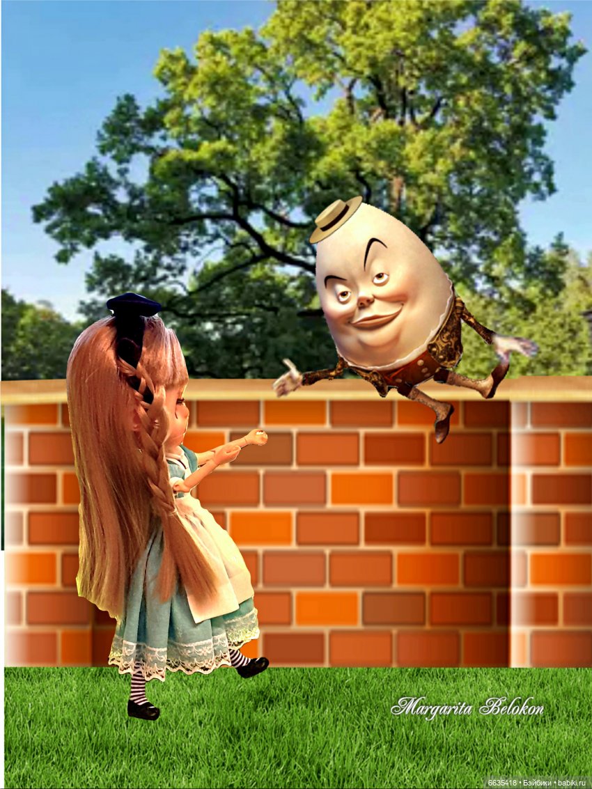 «Алиса в Зазеркалье». Глава VI Шалтай-Болтай