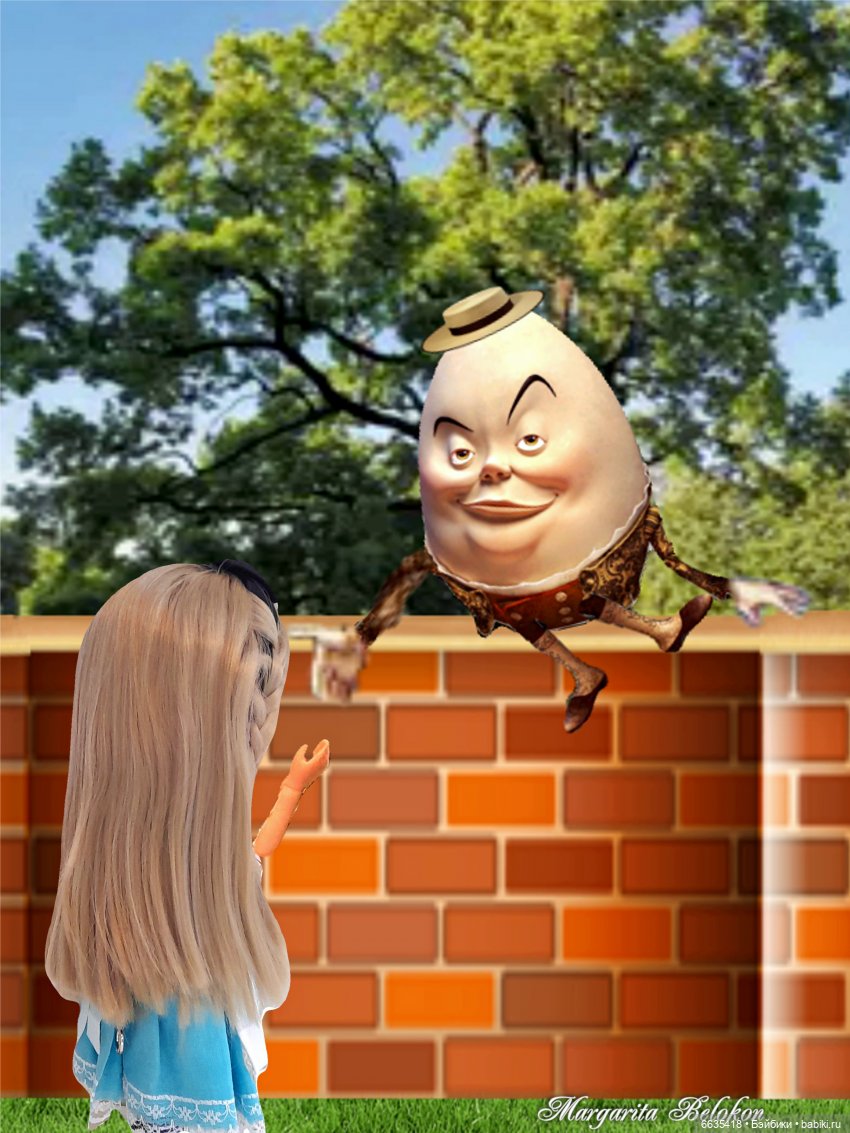 «Алиса в Зазеркалье». Глава VI Шалтай-Болтай (фото 4)
