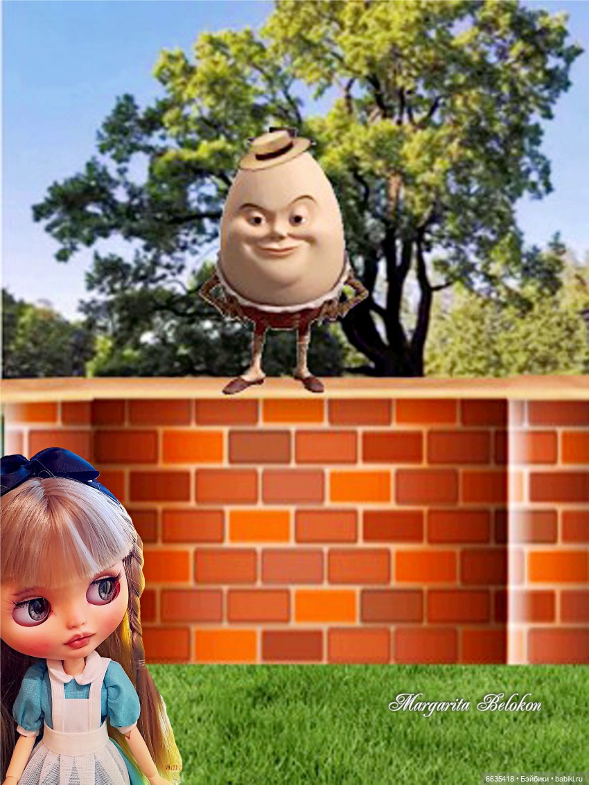 «Алиса в Зазеркалье». Глава VI Шалтай-Болтай (фото 3)