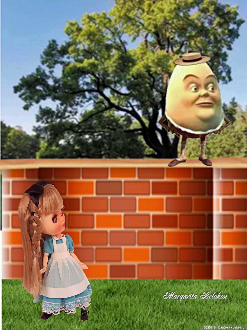 «Алиса в Зазеркалье». Глава VI Шалтай-Болтай (фото 2)