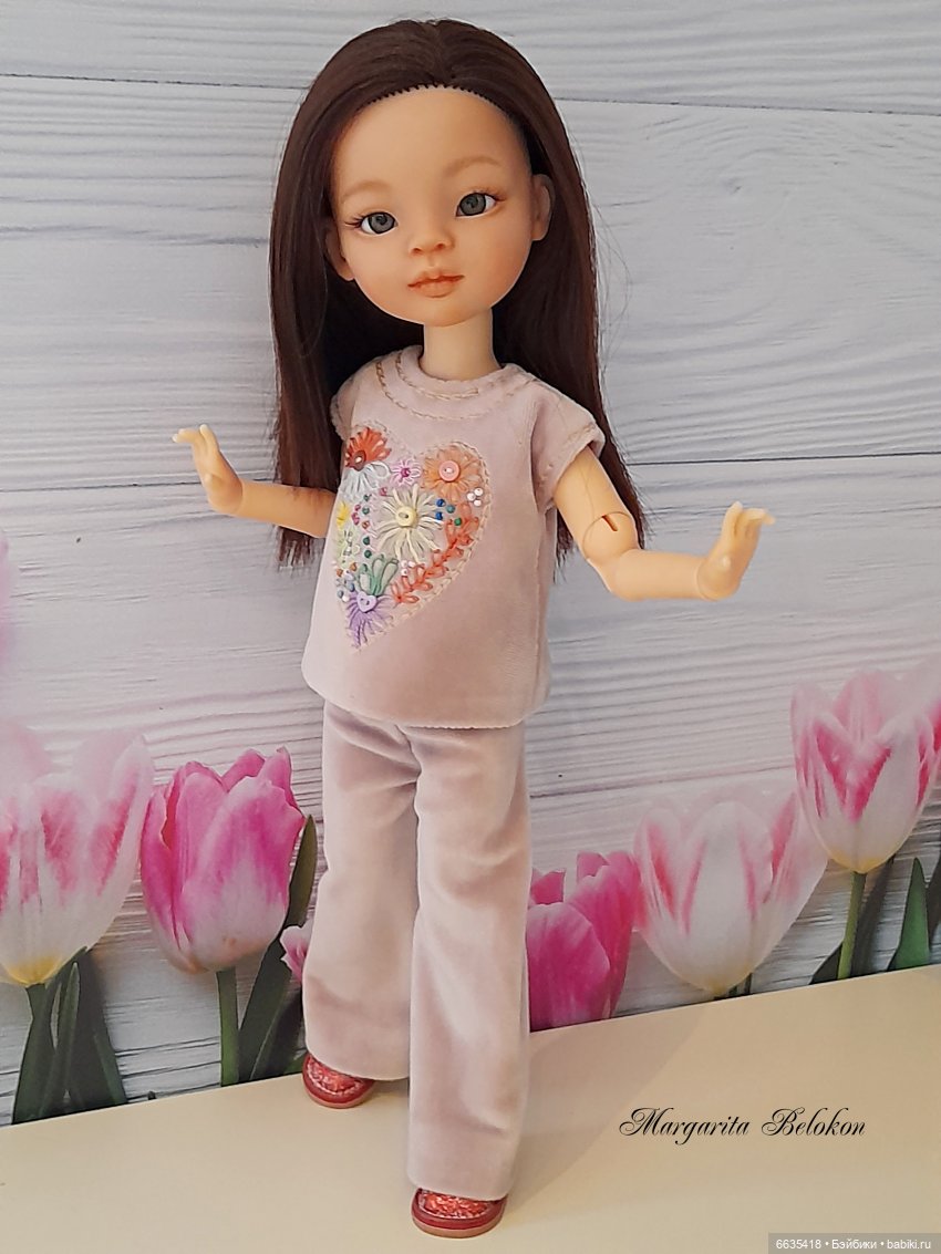 Велюр в одежде моих кукол