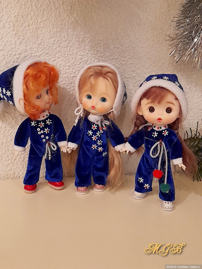 Велюр в одежде моих кукол
