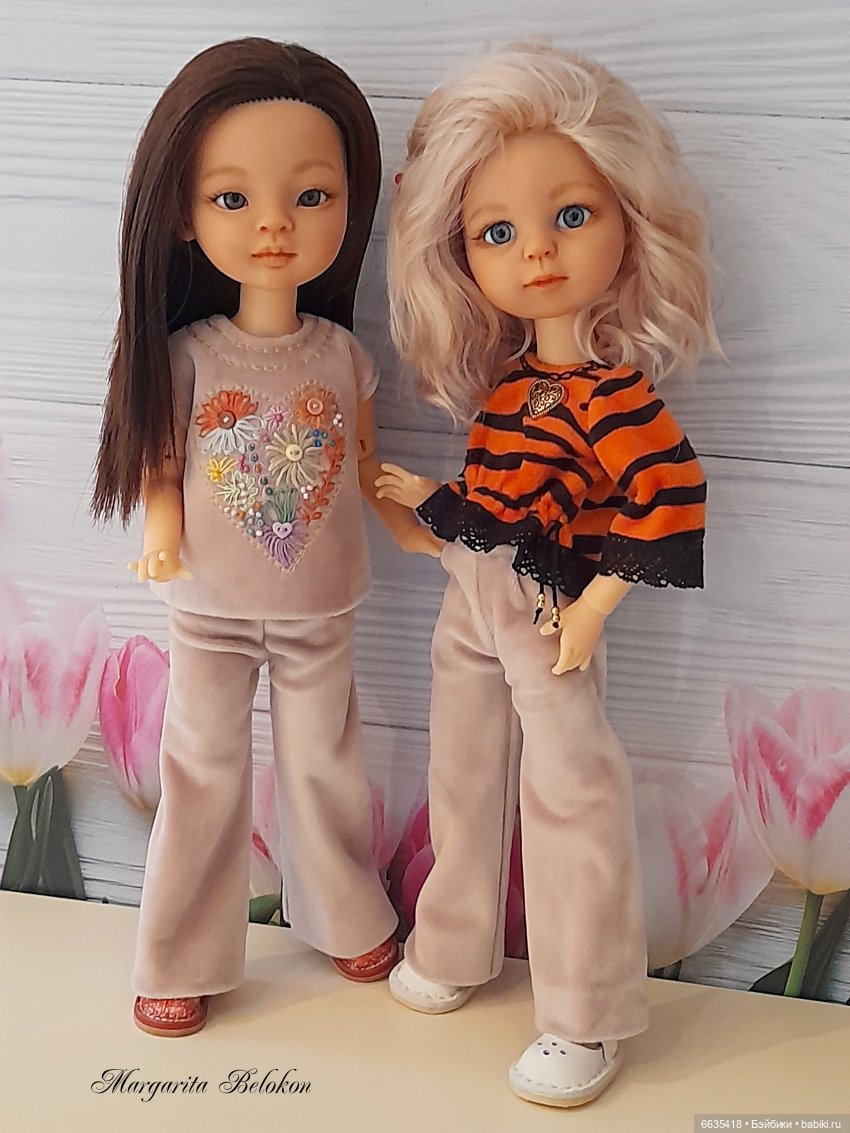 Велюр в одежде моих кукол