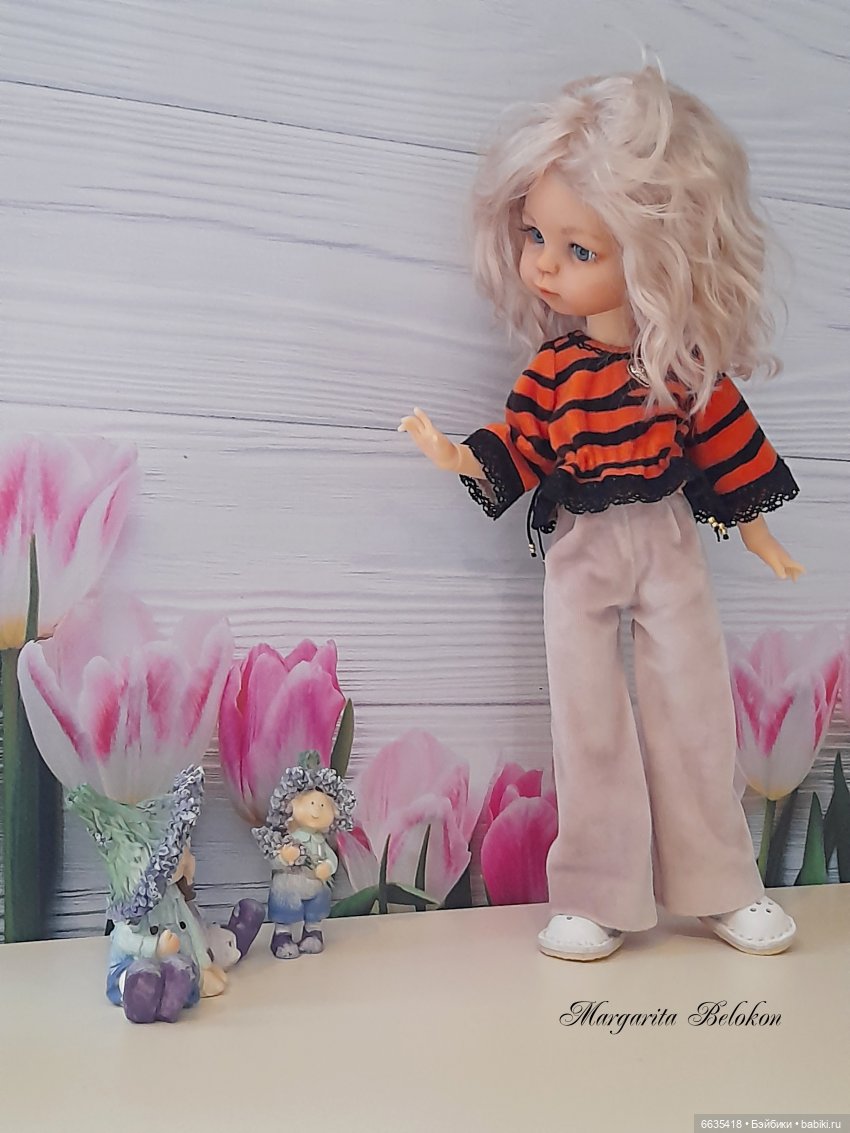 Велюр в одежде моих кукол