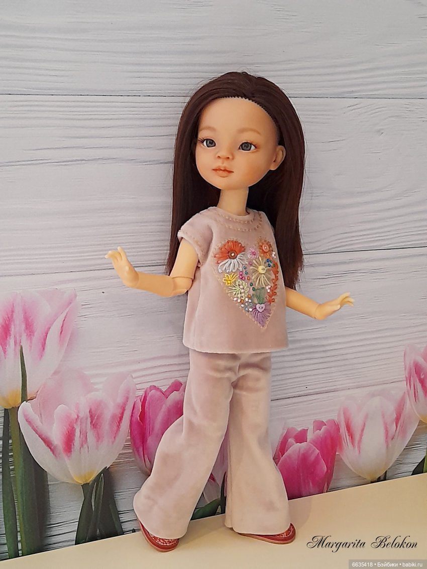 Велюр в одежде моих кукол