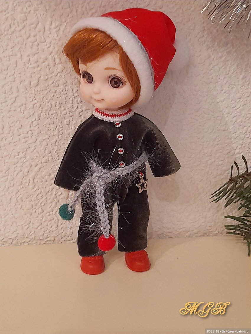 Велюр в одежде моих кукол