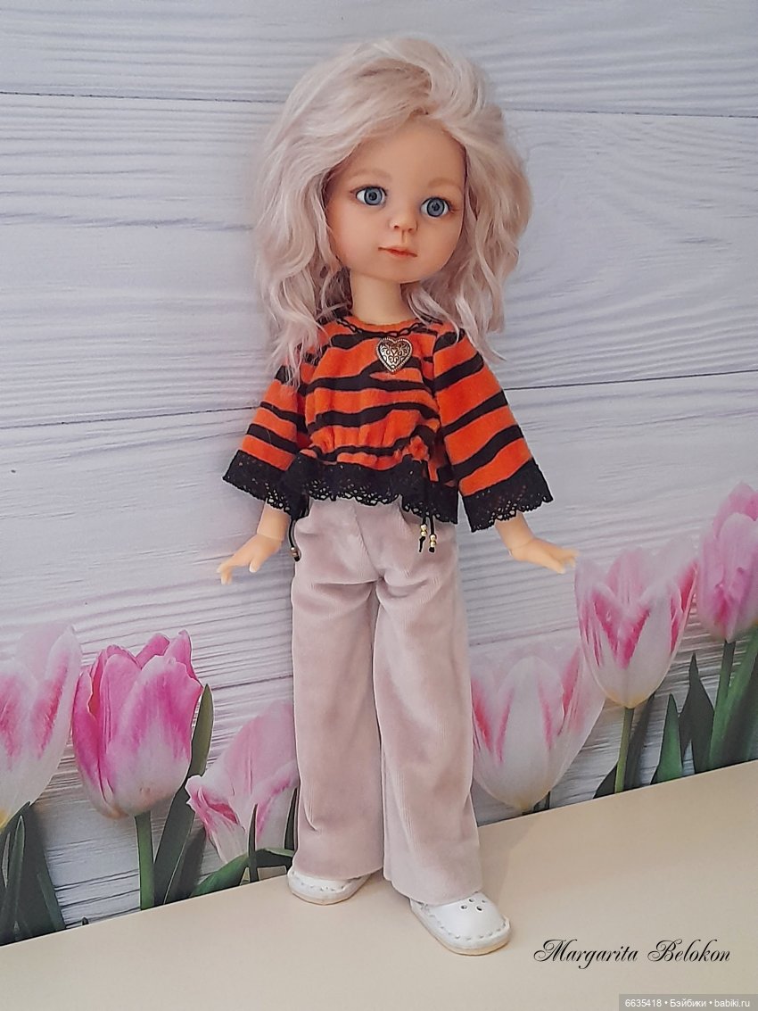 Велюр в одежде моих кукол