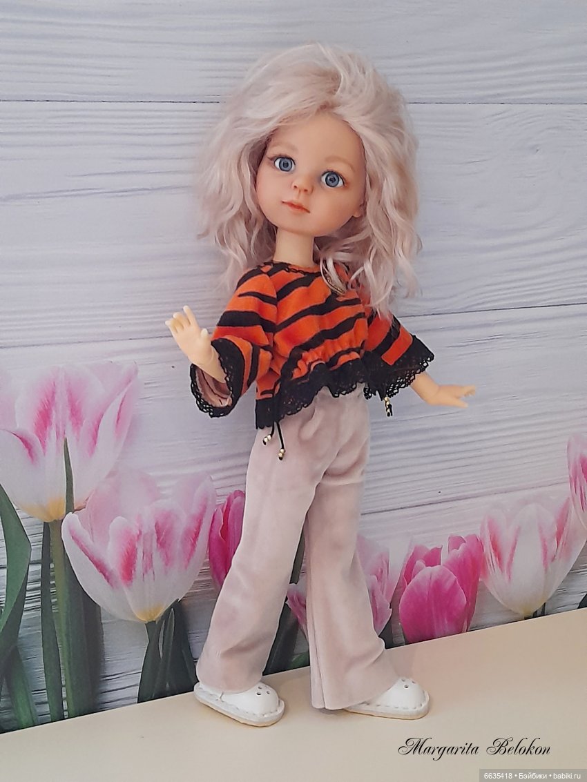 Велюр в одежде моих кукол